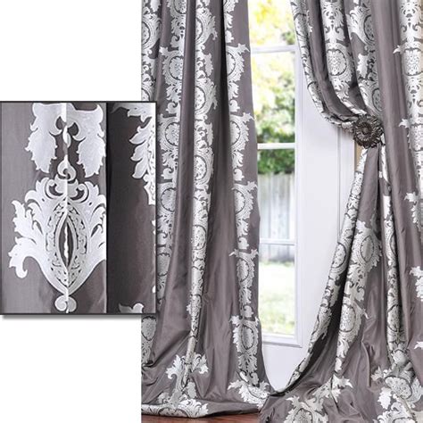 metallic silver curtain fabric|curtains with metallic accents.